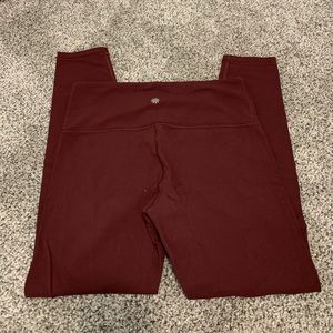 Ultra High Rise Elation Tight Maroon